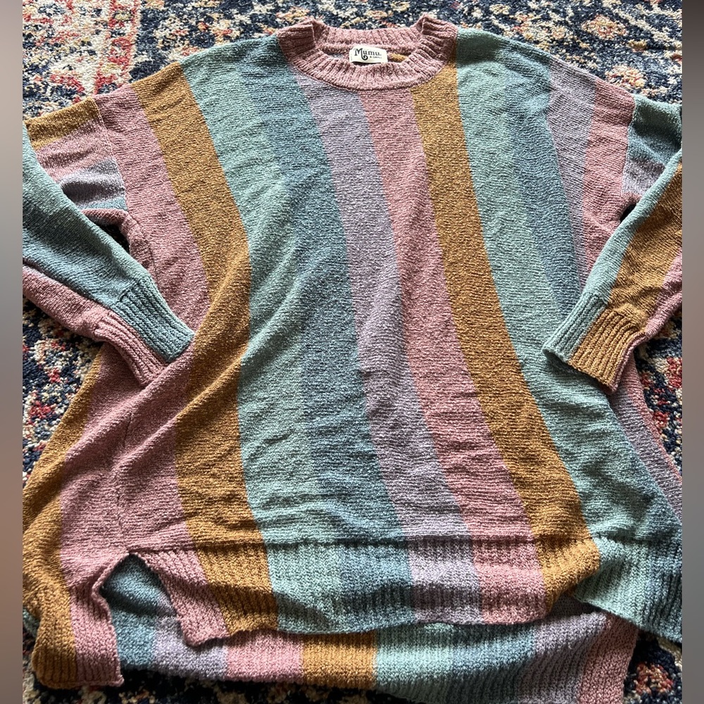 Show Me Your Mumu Elodie Stripe Sweater